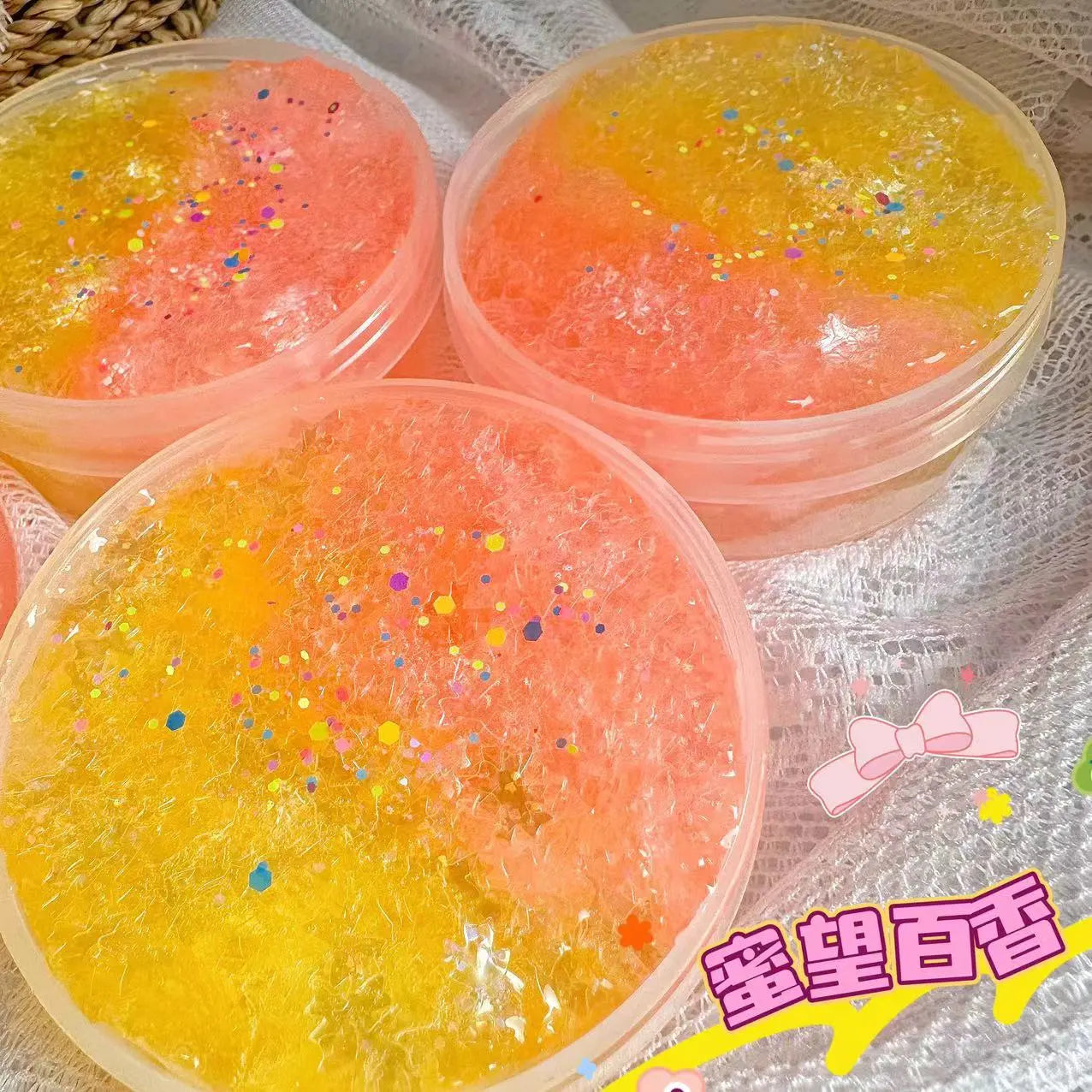 MAMIYA Laser Butterfly Crunchy Slime From QIYUE 150ml