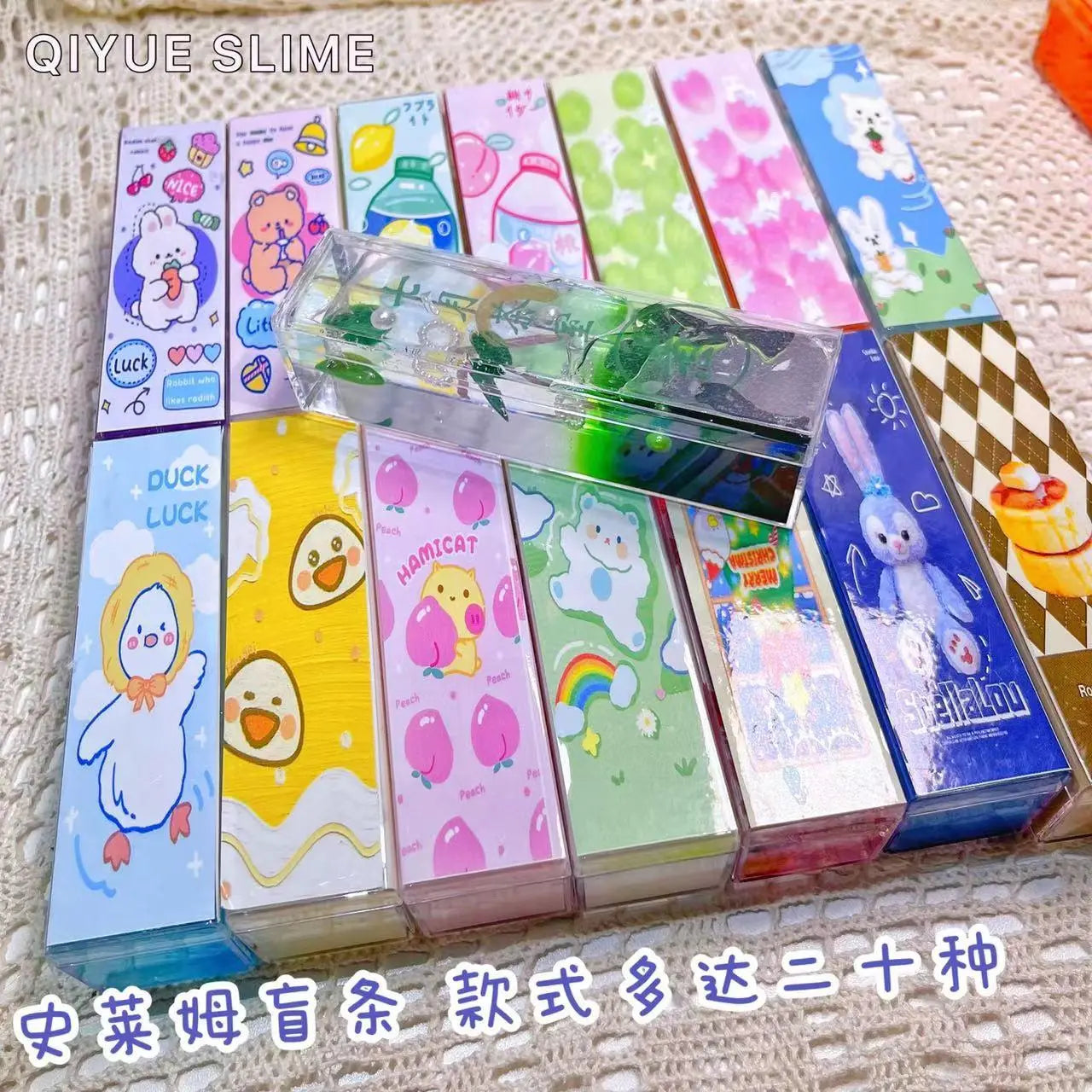 MAMIYA 1/3/6pcs Glossy Slime Blind Box From QIYUE 120ml
