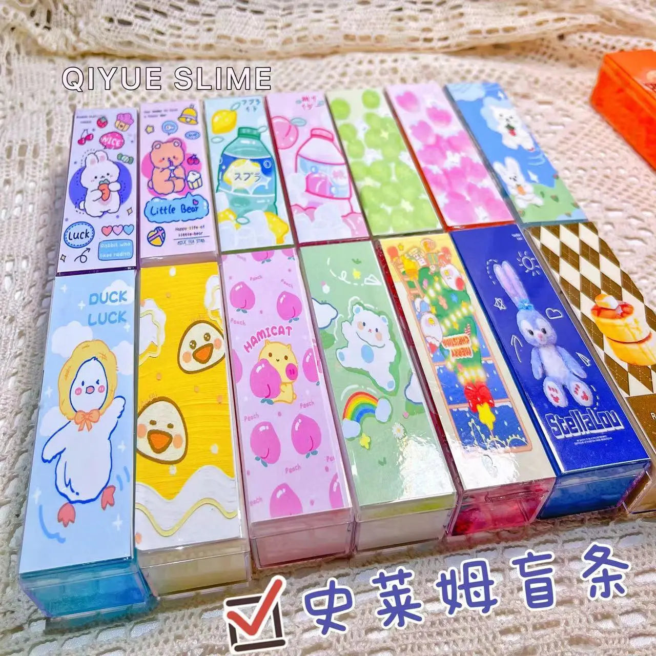 MAMIYA 1/3/6pcs Glossy Slime Blind Box From QIYUE 120ml