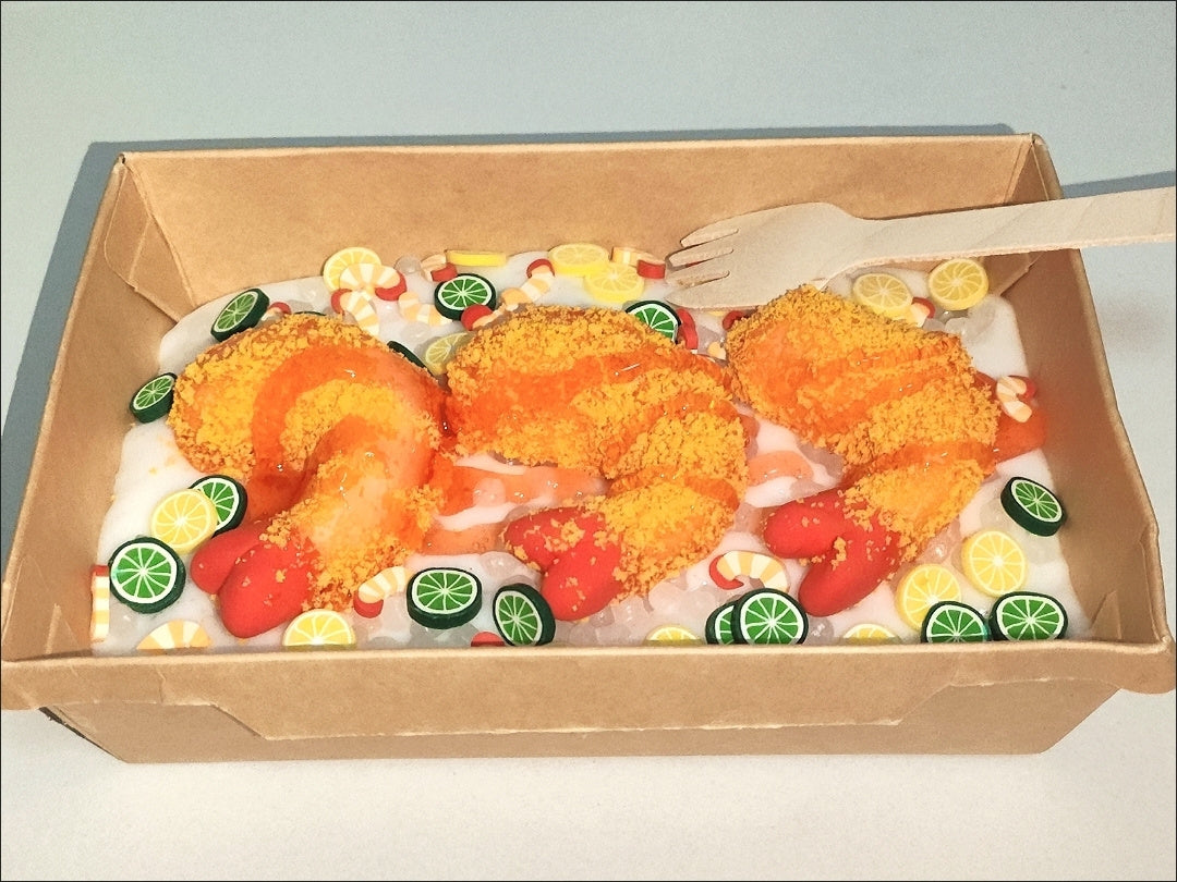 MAMIYA Fried Shrimp Box Lunch Food Slime