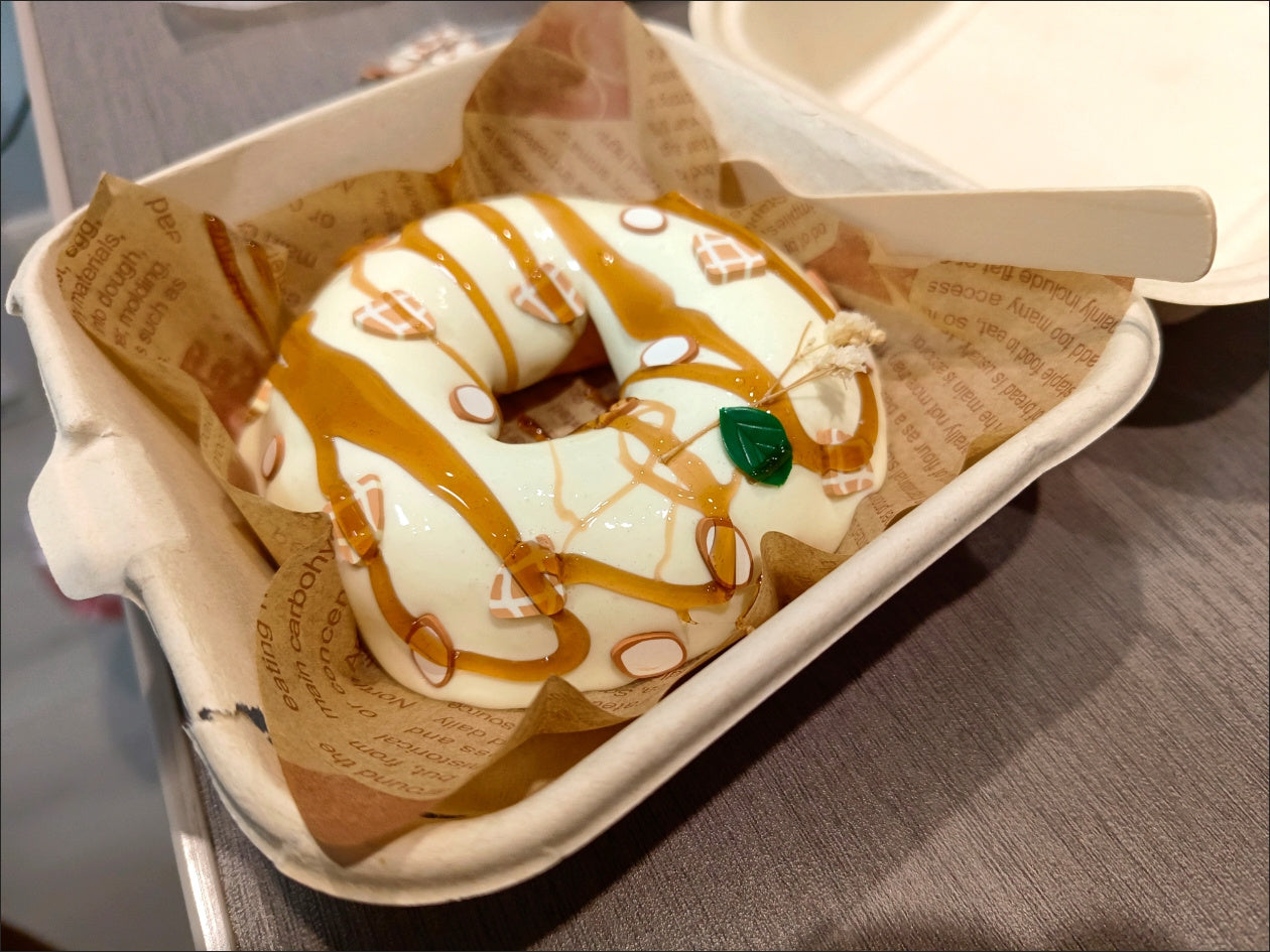 MAMIYA Caramel Cheese Set Cake + Milk Tea Food Slime