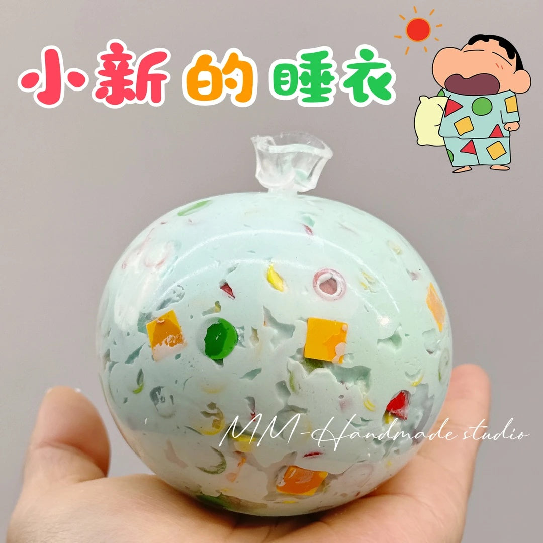 MAMIYA 6cm Stress Ball Crayola Sleepwear Yoghurt Texture Suitable for Low to Medium Muscle Strength From MM Studio