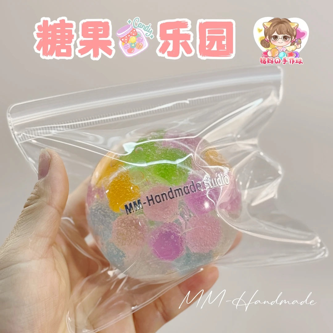 MAMIYA 6cm Candy Land Stress Ball Sugar Balls Suitable for Low And Medium Muscle Strength From MM Studio