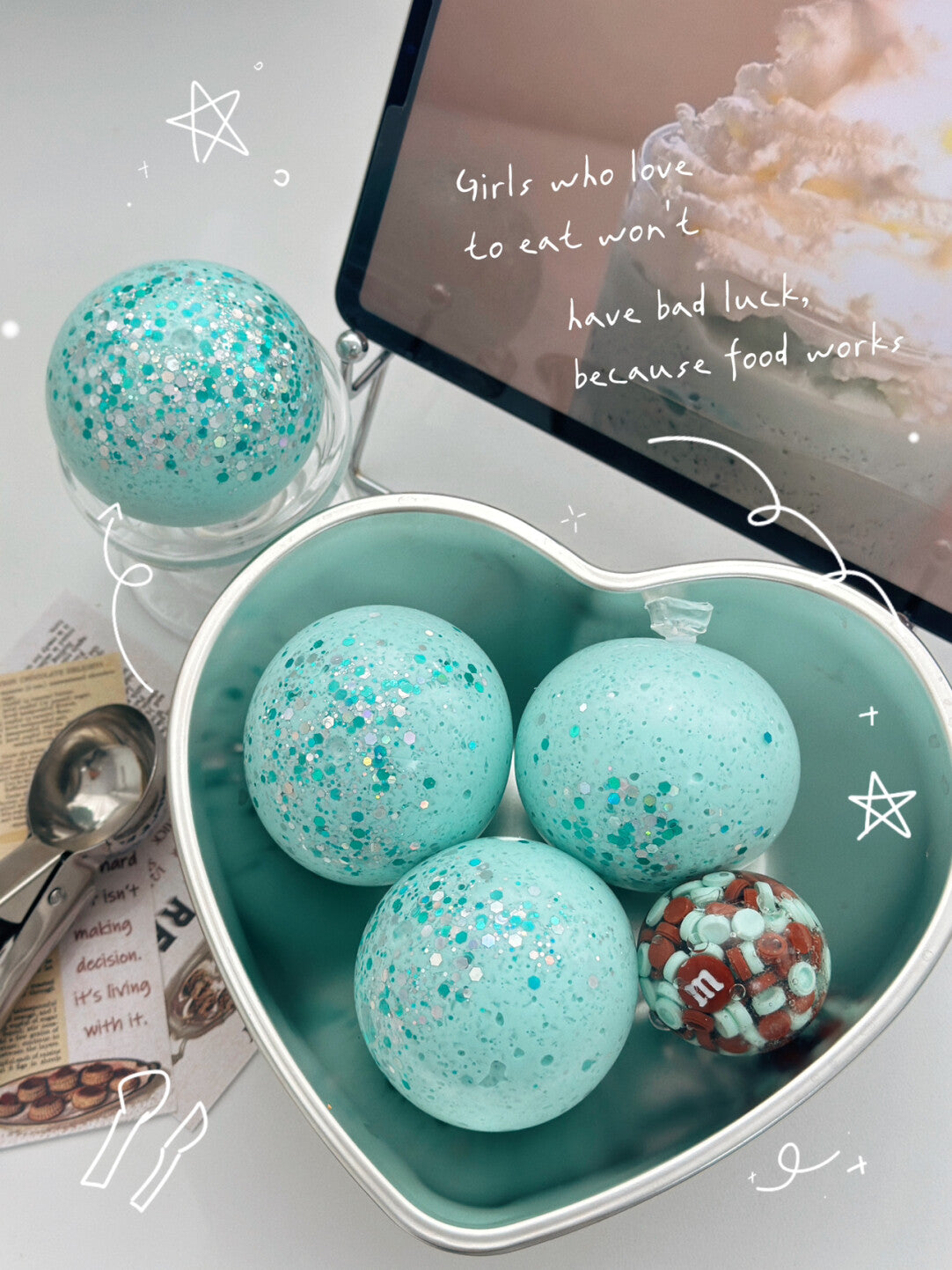 MAMIYA 6CM Mint Crushed Ice Stress Ball Suitable for Low to Medium Muscle Strength From ABUBU
