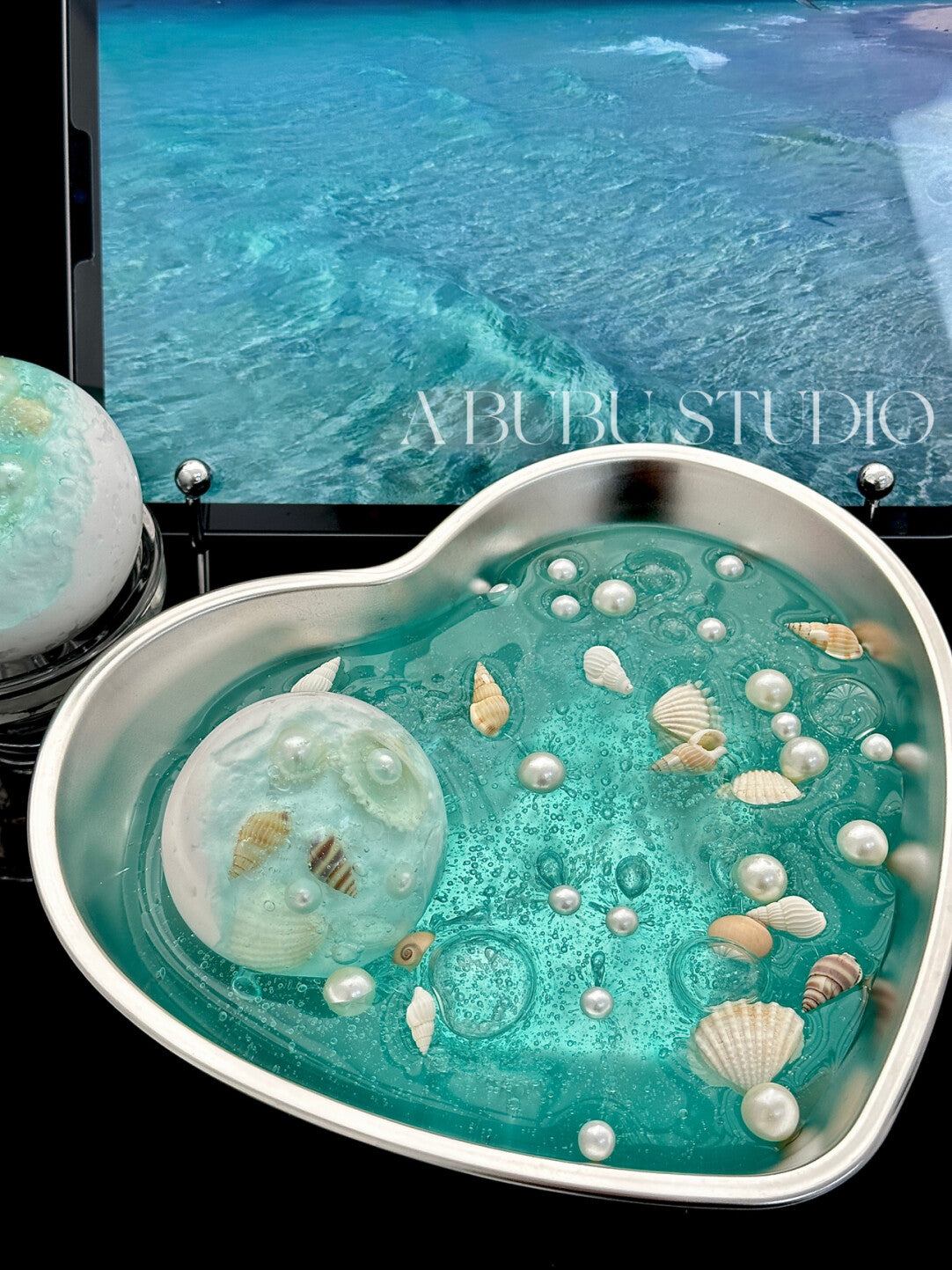 MAMIYA 6CM Glass Sea Stress Ball Suitable for Low to Medium Muscle Strength From ABUBU