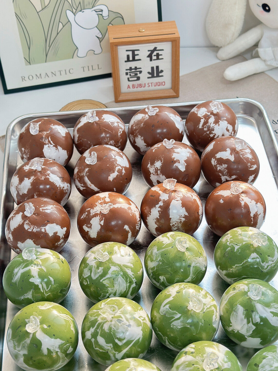 MAMIYA 6CM Chocolate Matcha Stress Ball Suitable for Low to Medium Muscle Strength From ABUBU