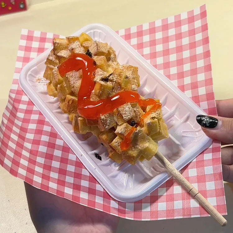 MAMIYA Potato-Crusted Cheese Hotdog DIY Food Slime From QIQI GUAIGUAI Slime