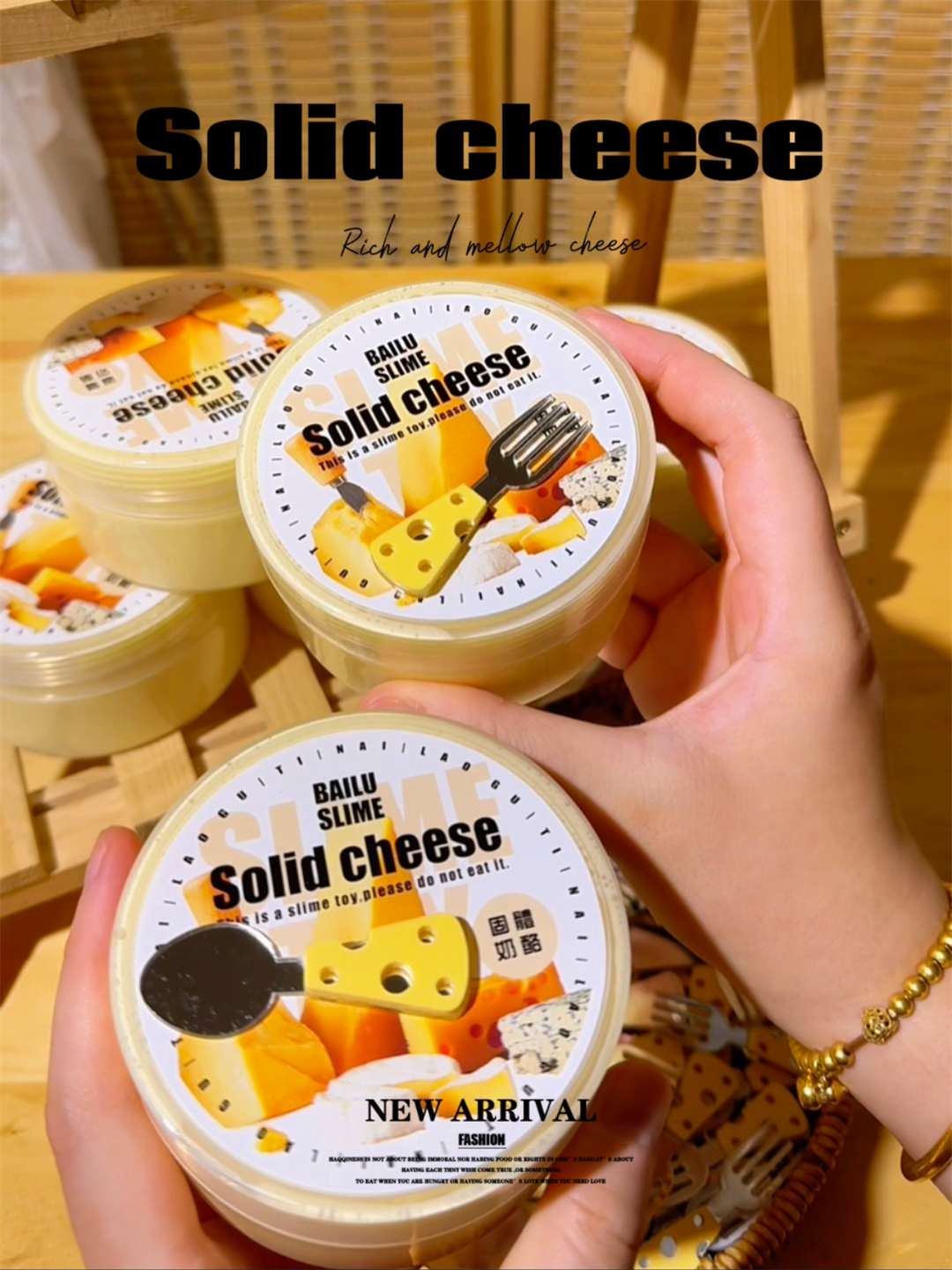 MAMIYA Solid Cheese Glossy Slime 260ml From BAILU