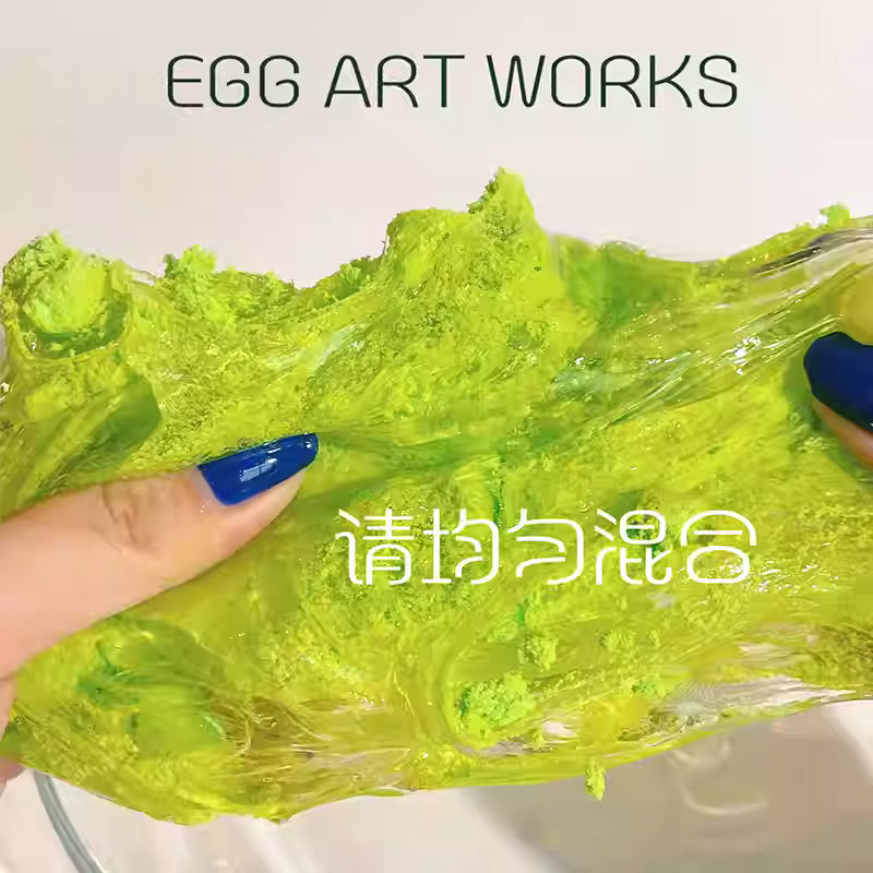 MAMIYA Grape Glossy Slime And Clay From Egg Slime 260ml
