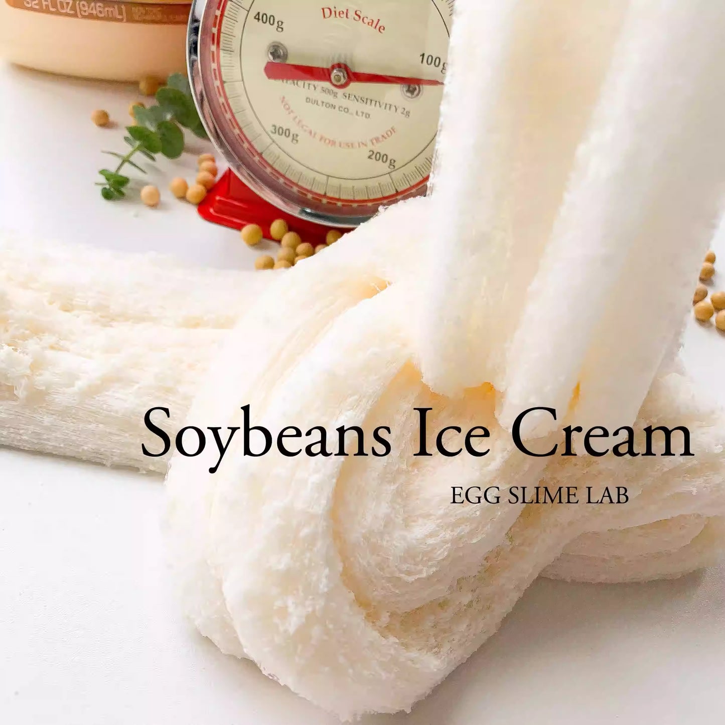 MAMIYA Soybeans Ice Cream Cloud Slime From Egg Slime 230ml