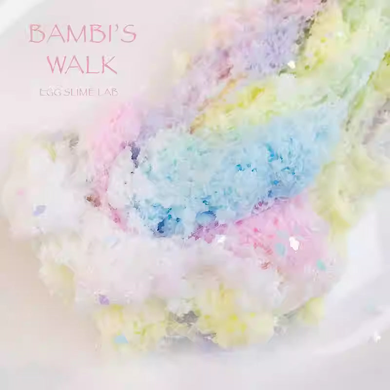 MAMIYA Bambi's Walk Rainbow Cloud Slime From Egg Slime 150ml/280ml