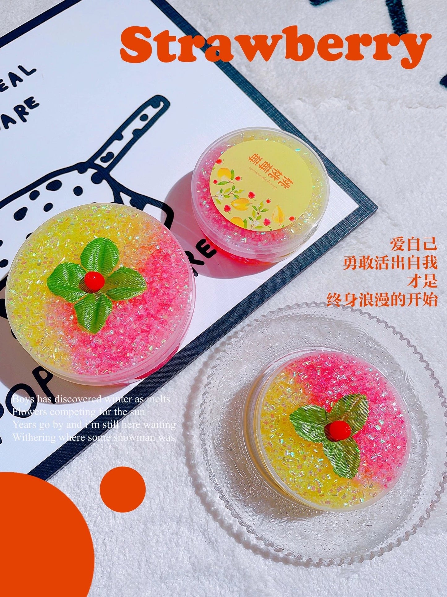 MAMIYA Strawberry/Summer Bingsu Slime 300ml From BAILU