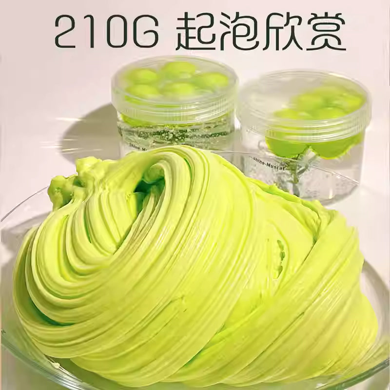 MAMIYA Grape Glossy Slime And Clay From Egg Slime 260ml