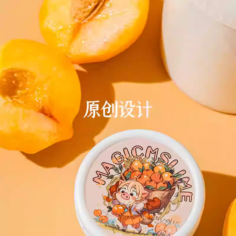 MAMIYA Yellow Peach Piggy Glossy Slime From Magic M Slime 160ml