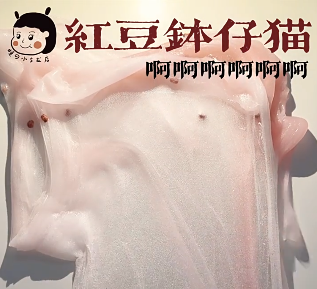 MAMIYA Red Bean Cat Glossy Slime From MIAOTONG Slime 350ml