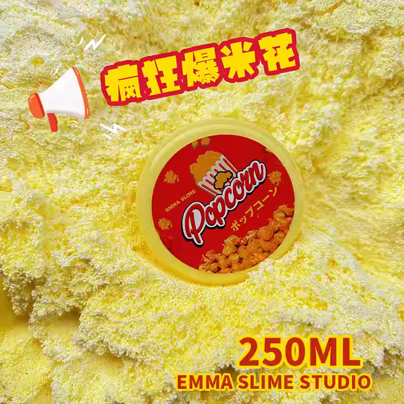 MAMIYA Crazy Pop Corn Crunchy Slime From EMMA Slime 250ml