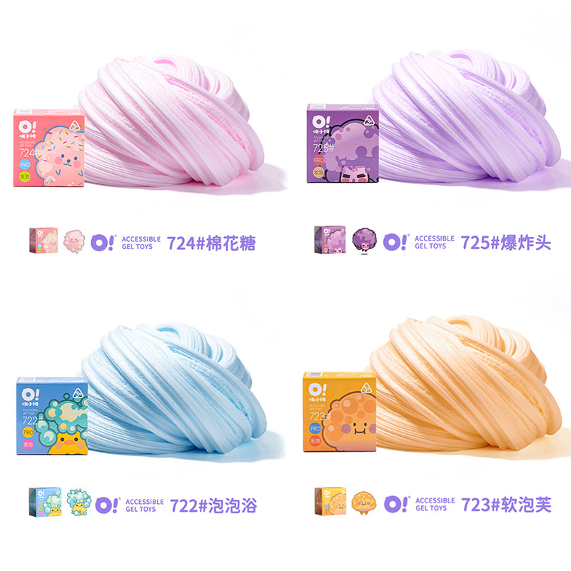 MAMIYA 8 Colors Glossy Slime Easy-Stretch 5x The Volume From O slime 120ml
