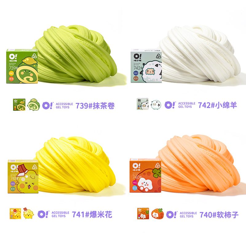MAMIYA 8 Colors Glossy Slime Easy-Stretch 5x The Volume From O slime 120ml