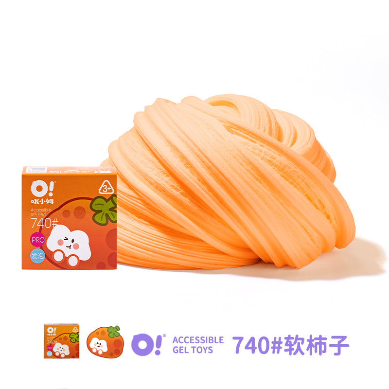 MAMIYA 8 Colors Glossy Slime Easy-Stretch 5x The Volume From O slime 120ml