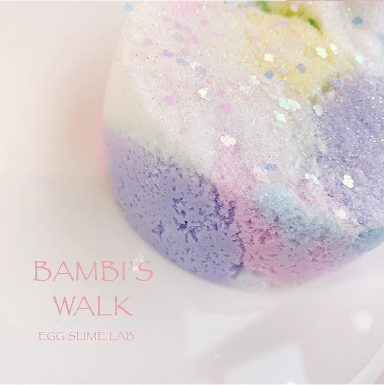 MAMIYA Bambi's Walk Rainbow Cloud Slime From Egg Slime 150ml/280ml
