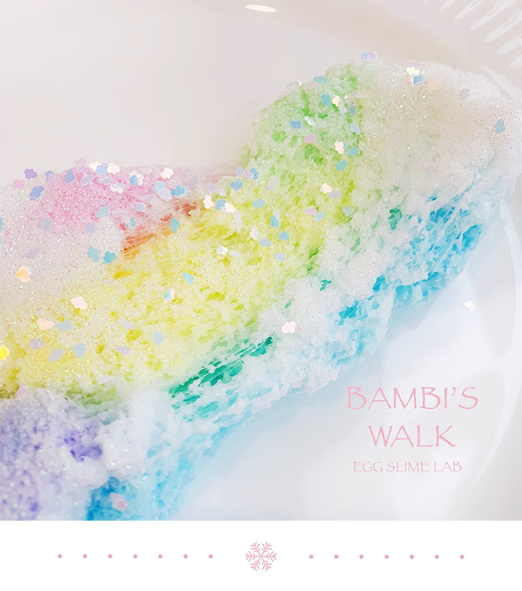 MAMIYA Bambi's Walk Rainbow Cloud Slime From Egg Slime 150ml/280ml