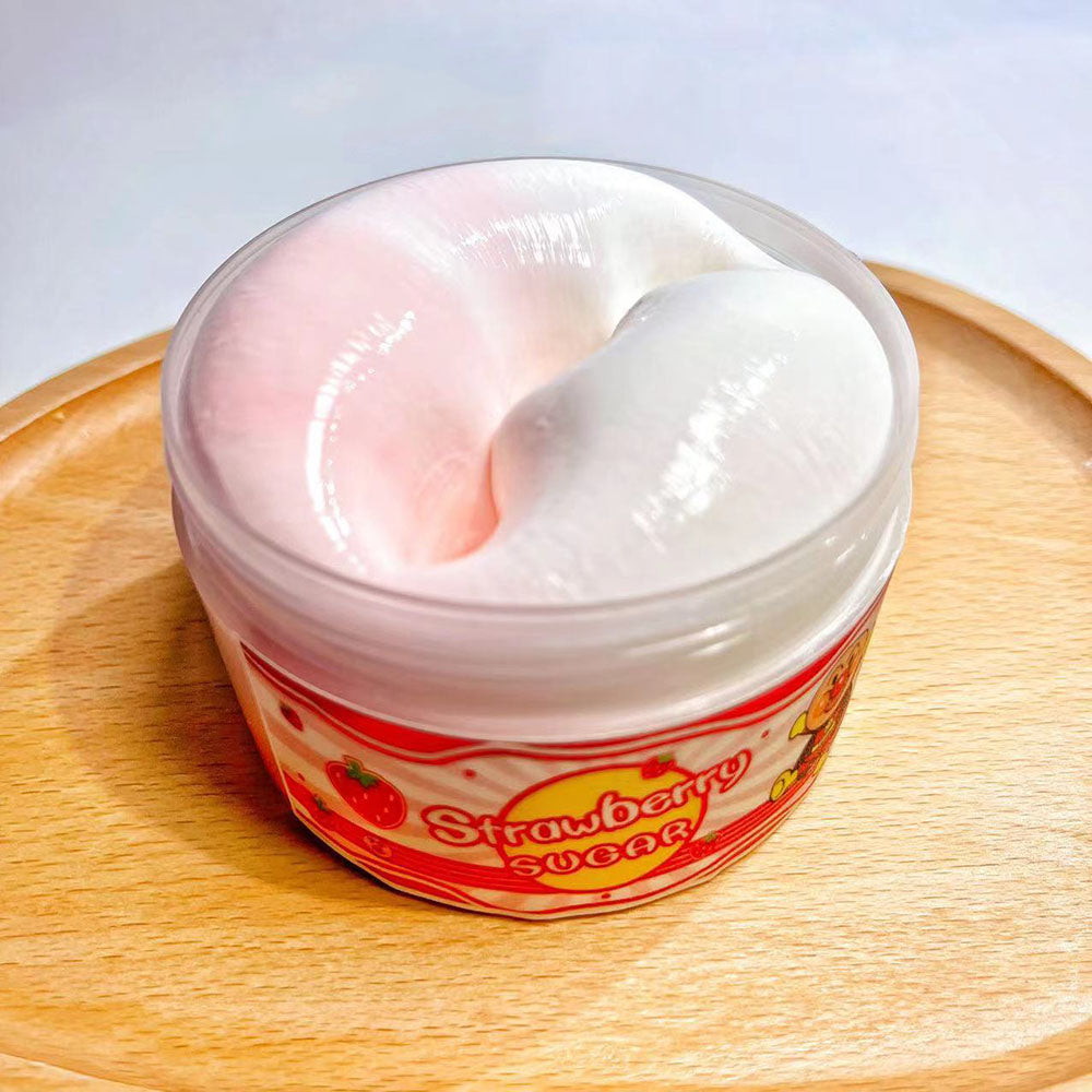 MAMIYA Straberry Suger Glossy Thick Slime Scented Amazing Slimes Cute Anpaman Slime for Kids ADHD Anxiety 210ml 7oz