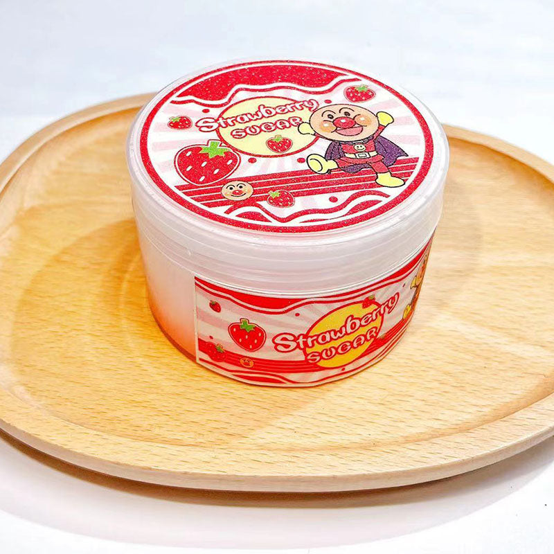 MAMIYA Straberry Suger Glossy Thick Slime Scented Amazing Slimes Cute Anpaman Slime for Kids ADHD Anxiety 210ml 7oz