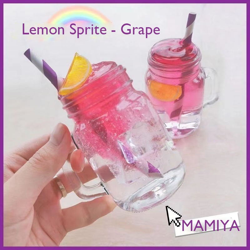 MAMIYA Lemon Sprite Slime 150ML Glass Bottle