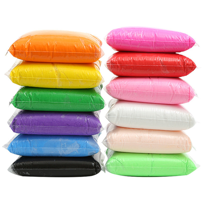 500g/Bag Polymer Clay Super Light Soft Modeling Polymer Clay Plasticine DIY Children Toys Learning Slime Kids Toy Magic Clay