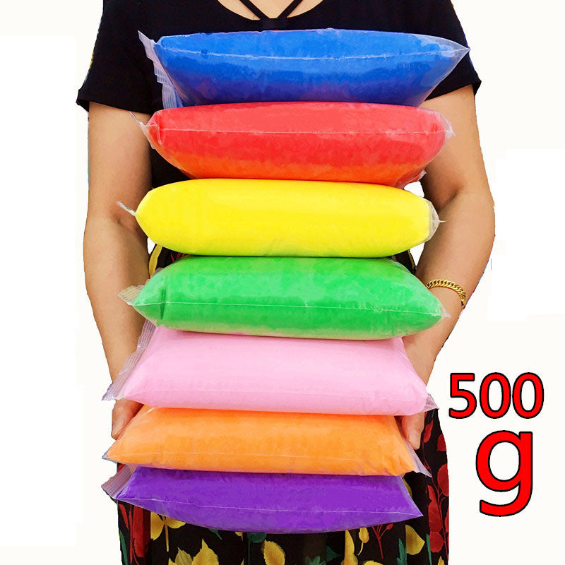 500g/Bag Polymer Clay Super Light Soft Modeling Polymer Clay Plasticine DIY Children Toys Learning Slime Kids Toy Magic Clay