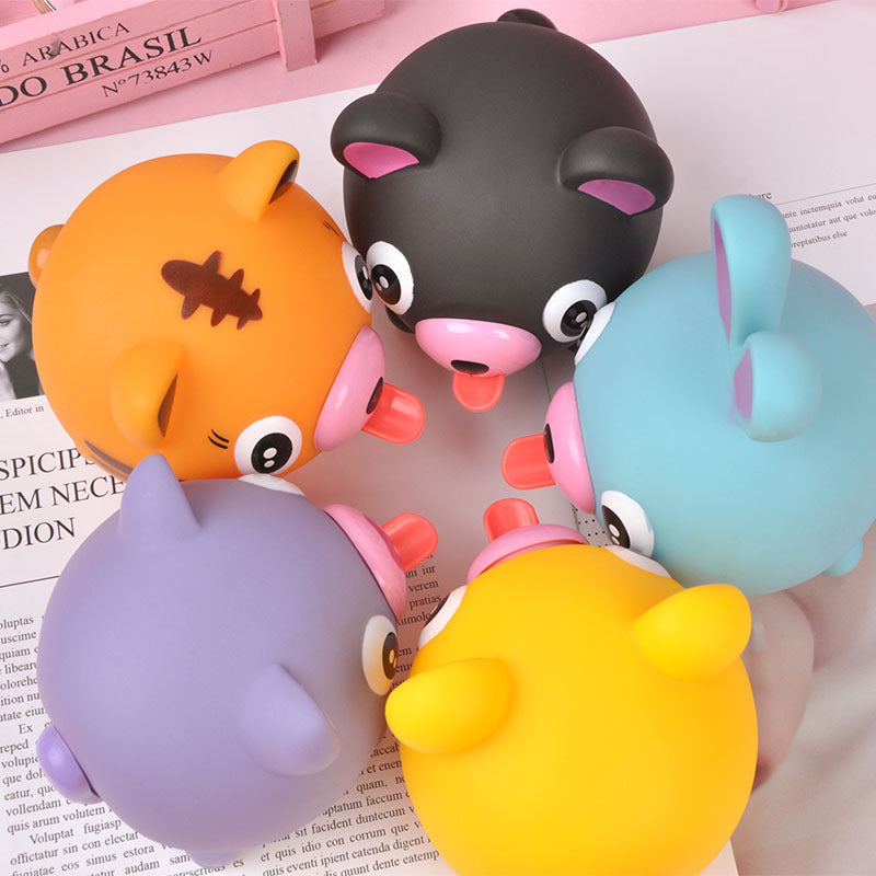 Stress Relief Squeeze Scream Tongue Out Toy Doll