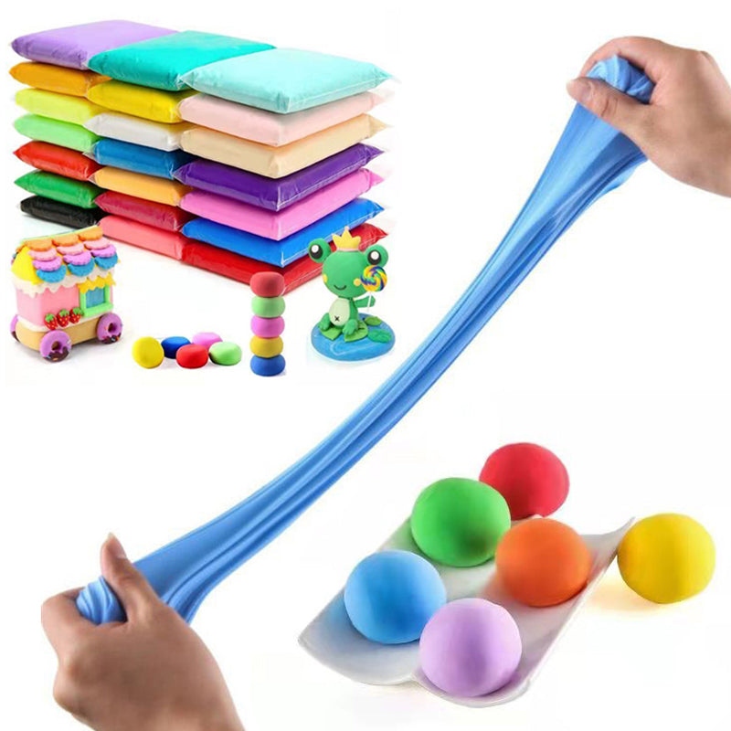 500g/Bag Polymer Clay Super Light Soft Modeling Polymer Clay Plasticine DIY Children Toys Learning Slime Kids Toy Magic Clay