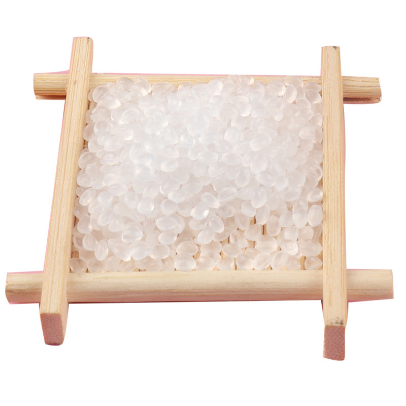 MAMIYA 100/500g Simulation Rice Beads Fishbowl Beads Slime Accessories Polymer Clay Charm DIY Mixed Materials Crystal Mud Slime Filler