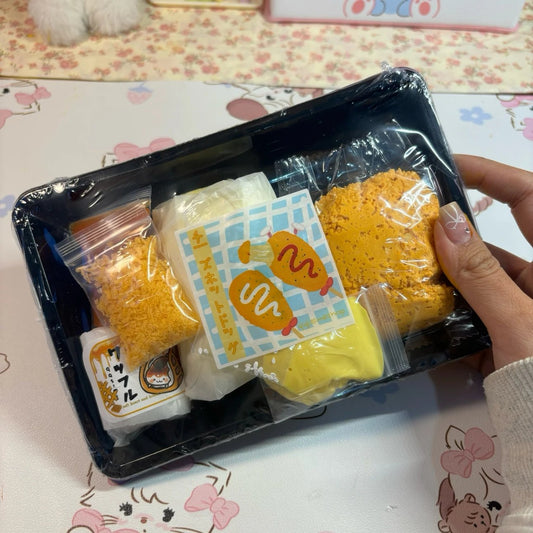 MAMIYA Fried Chicken DIY Food Slime From QIQI GUAIGUAI Slime