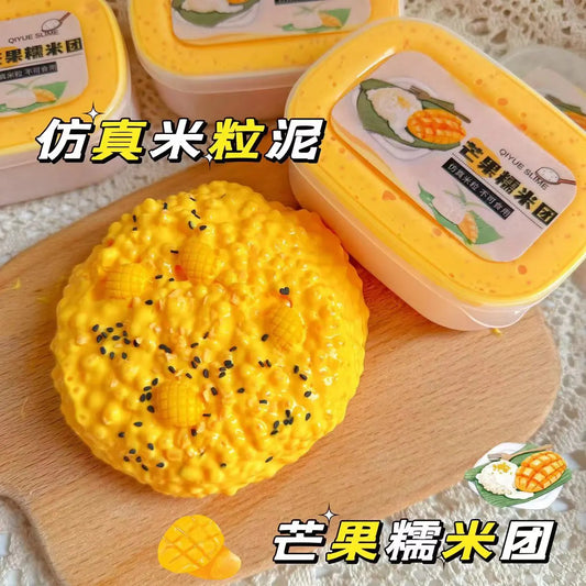 MAMIYA Mango Sticky Rice Crunchy Slime From QIYUE 250ml