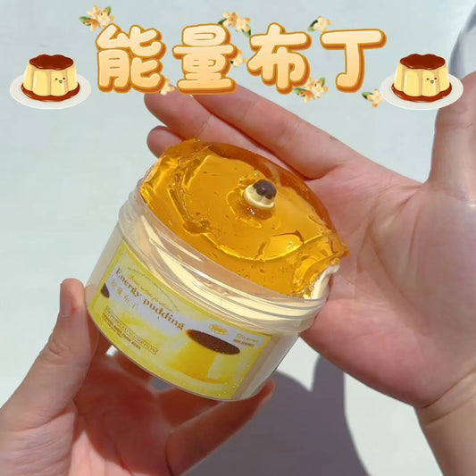 MAMIYA Energy Pudding Glossy Slime From QIYUE 260ml + 60ml