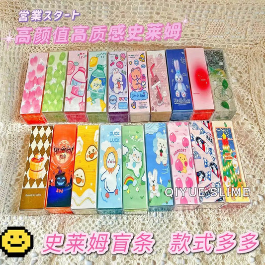 MAMIYA 1/3/6pcs Glossy Slime Blind Box From QIYUE 120ml