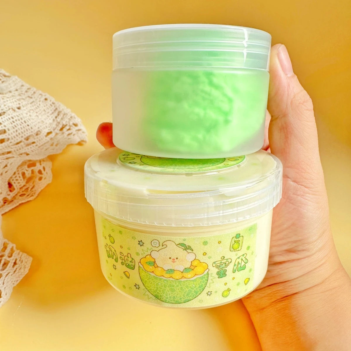 MAMIYA Creamy Melon Glossy Slime From QIYUE 260ml