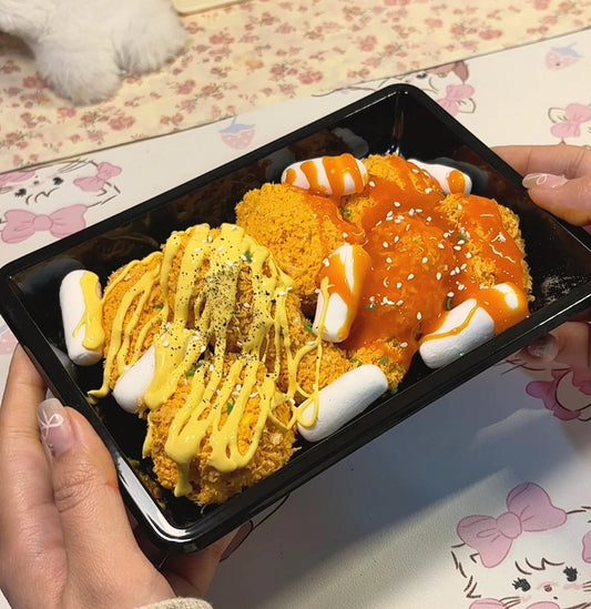 MAMIYA Fried Chicken DIY Food Slime From QIQI GUAIGUAI Slime