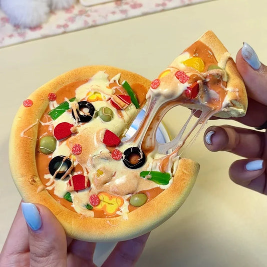 MAMIYA Meat Sauce Pizza DIY Food Slime From QIQI GUAIGUAI Slime