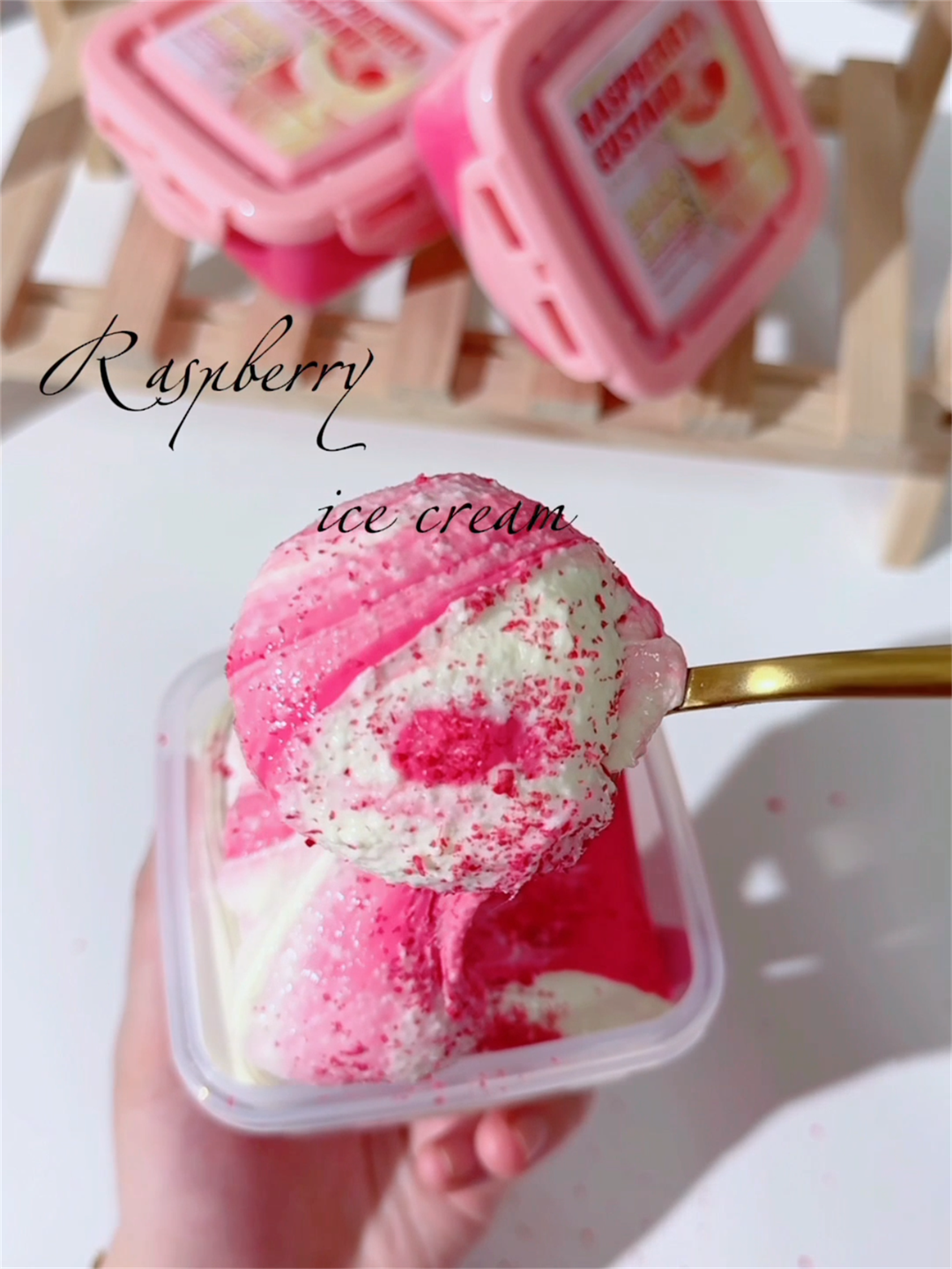 MAMIYA Raspberry Ice Cream Icey Slime 240ml From BAILU