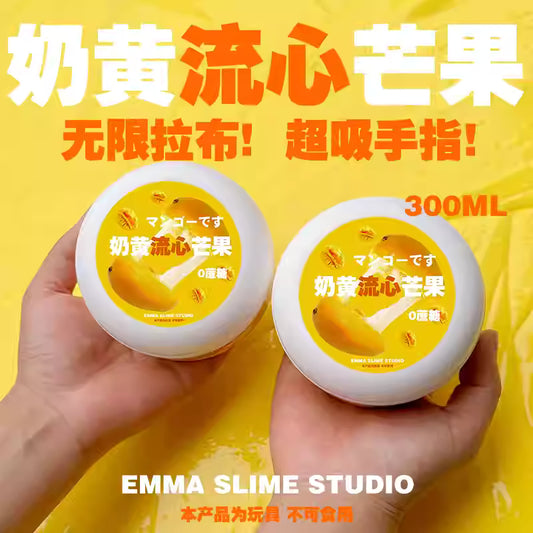 MAMIYA Milk Custard Mango Glossy Slime From EMMA Slime 300ml