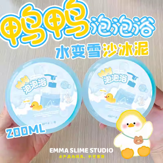 MAMIYA Duck Bubble Bath Snowy Slime From EMMA Slime 200ml
