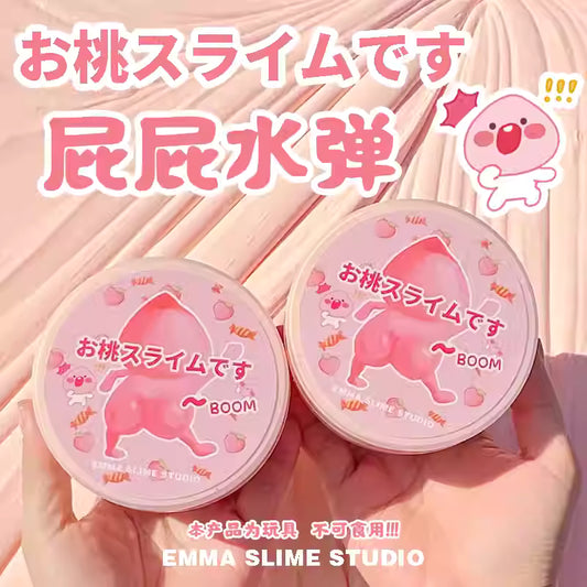 MAMIYA Pink Peach Water Slime From EMMA Slime 300ml