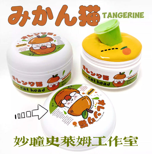 MAMIYA Tangerine Glossy Slime From MIAOTONG Slime 350ml