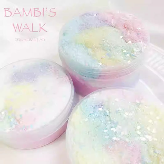 MAMIYA Bambi's Walk Rainbow Cloud Slime From Egg Slime 150ml/280ml