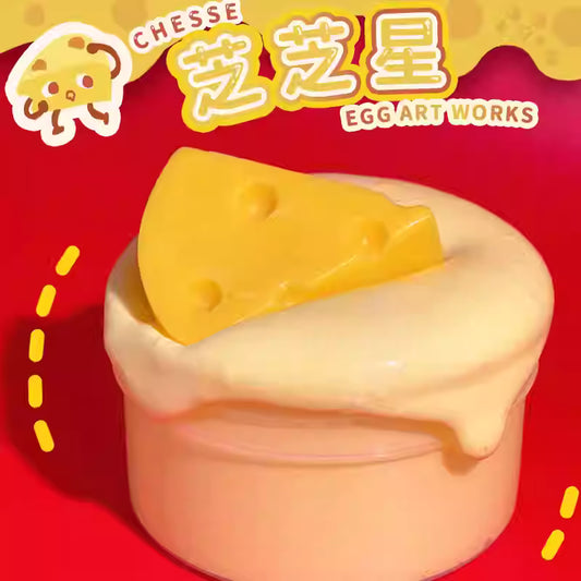 MAMIYA Cheese Fall Glossy Slime From Egg Slime 130ml