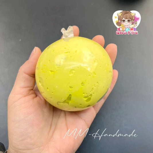 MAMIYA 6cm Sea Salt Coconut Milk Stress Ball Suitable for Low Muscle Strength（Ball skin breaks easily）From MM Studio