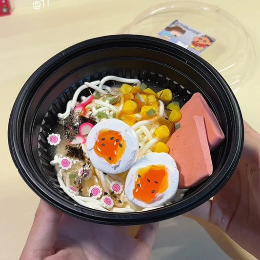 MAMIYA Udon with Narutomaki DIY Food Slime From QIQI GUAIGUAI Slime
