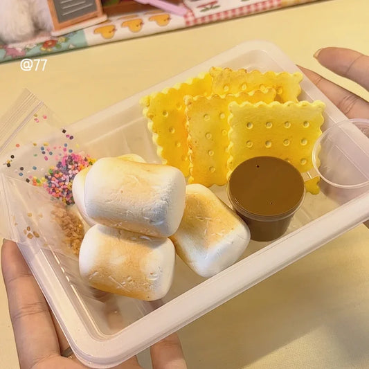 MAMIYA S'mores DIY Food Slime From QIQI GUAIGUAI Slime